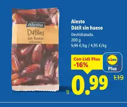 Lidl ALESTO Dátil sin hueso oferta