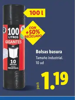 Lidl Bolsas basura oferta