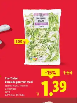 Lidl CHEF SELECT Ensalada gourmet maxi oferta
