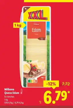 Lidl MILBONA Queso Edam oferta