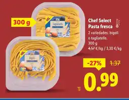 Lidl CHEF SELECT Pasta fresca oferta