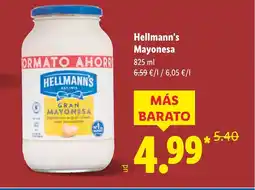 Lidl HELLMANN'S Mayonesa oferta