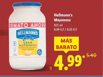 Lidl HELLMANN'S Mayonesa oferta