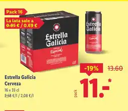 Lidl ESTRELLA GALICIA Cerveza oferta