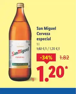 Lidl SAN MIGUEL Cerveza especial oferta