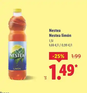 Lidl NESTEA limón oferta