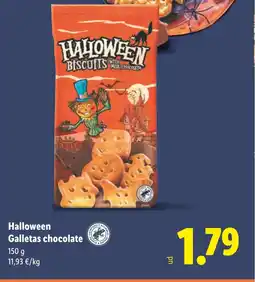 Lidl HALLOWEEN Galletas chocolate oferta
