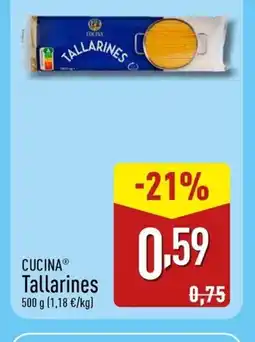 ALDI CUCINA Tallarines oferta