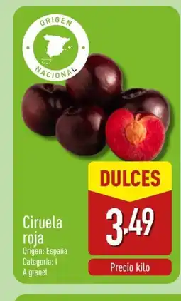 ALDI Ciruela roja oferta