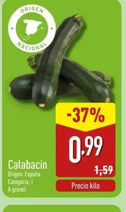 ALDI Calabacín oferta