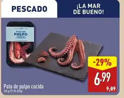ALDI Pata de pulpo cocida oferta