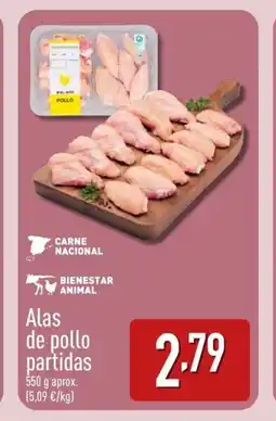 ALDI Alas de pollo partidas oferta