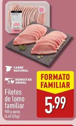 ALDI Filetes de lomo familiar oferta