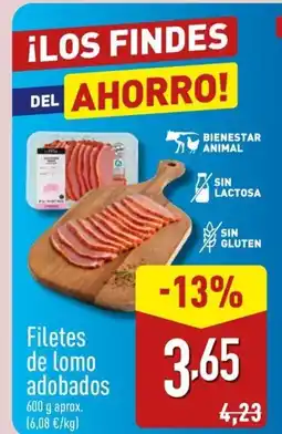 ALDI Filetes de lomo adobados oferta