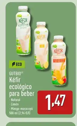 ALDI GUTBIO Kéfir ecológico para beber oferta