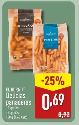 ALDI EL HORNO Delicias panaderas oferta