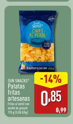 ALDI SUN SNACKS Patatas fritas artesanas oferta