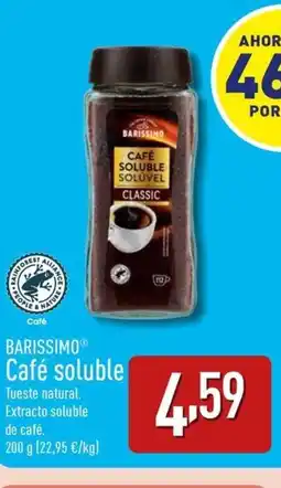 ALDI BARISSIMO Café soluble oferta
