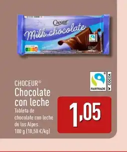 ALDI CHOCEUR Chocolate con leche oferta