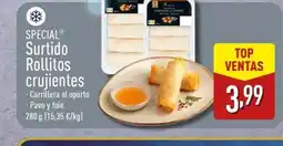 ALDI SPECIAL Surtido Rollitos crujientes oferta
