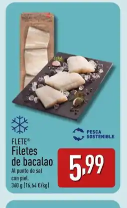 ALDI FLETE Filetes de bacalao oferta