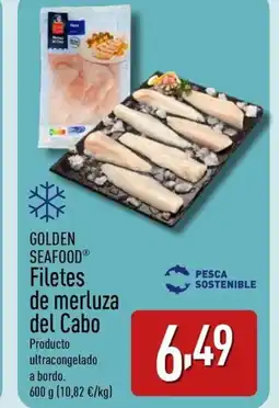 ALDI GOLDEN SEAFOOD Filetes de merluza del Cabo oferta