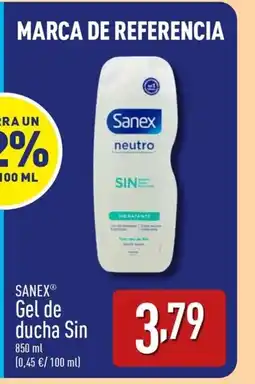 ALDI SANEX Gel de ducha Sin oferta
