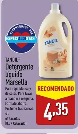 ALDI TANDIL Detergente Líquido Marsella oferta