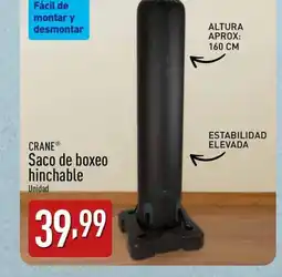 ALDI CRANE Saco de boxeo hinchable oferta