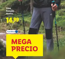 Lidl CRIVIT Pantalón técnico oferta