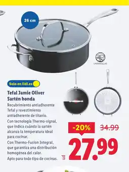 Lidl TEFAL Jamie Oliver Sartén honda oferta