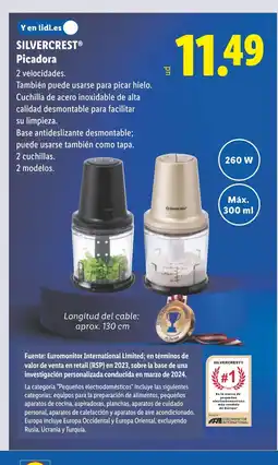 Lidl SILVERCREST Picadora oferta