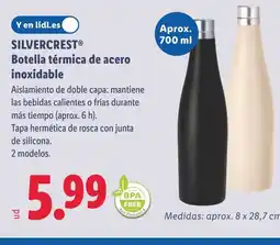 Lidl SILVERCREST Botella térmica de acero oferta