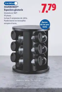 Lidl SILVERCREST Especiero giratorio oferta