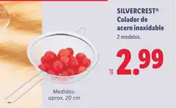 Lidl SILVERCREST Colador de acero inoxidable oferta