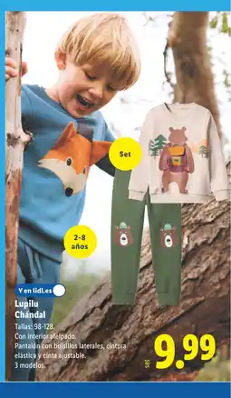 Lidl LUPILU Chándal oferta