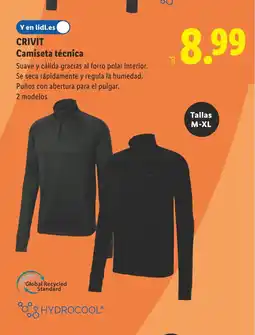 Lidl CRIVIT Camiseta técnica oferta