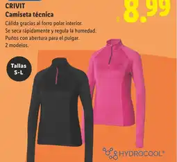 Lidl CRIVIT Camiseta técnica oferta