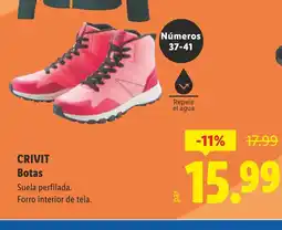 Lidl CRIVIT Botas oferta
