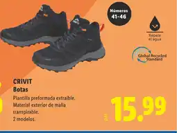 Lidl CRIVIT Botas oferta