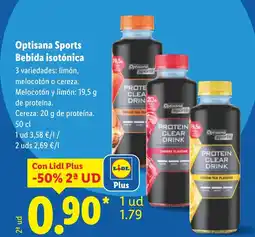 Lidl OPTISANA SPORTS Bebida isotónica oferta