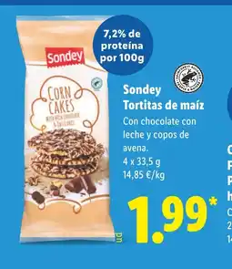 Lidl SONDEYSondey Tortitas de maíz Tortitas de maíz oferta