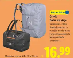 Lidl CRIVIT Bolsa de viaje oferta