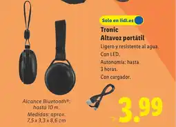 Lidl TRONIC Altavoz portátil oferta