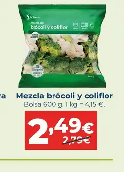La Sirena Mezcla brócoli y coliflor oferta