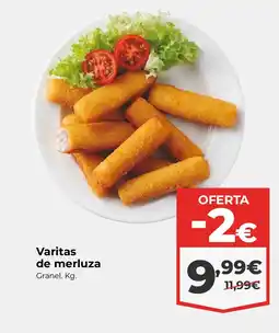 La Sirena Varitas de merluza oferta