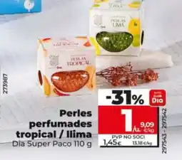 Dia Perles perfumades tropical/Ilima oferta
