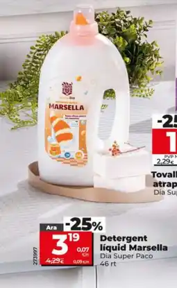 Dia Detergent líquid Marsella oferta