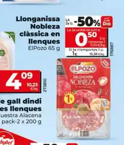 Dia ELPOZO Llonganissa Nobleza clàssica en llenques oferta
