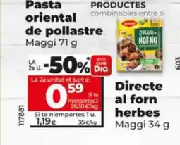 Dia MAGGI Directe al forn herbes oferta